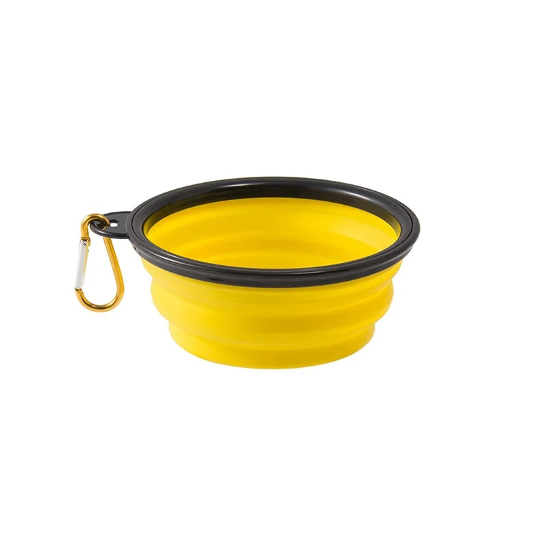 Portable Pet Food Collapsible Bowl