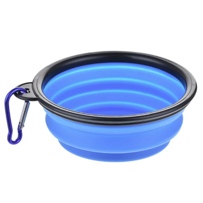 Portable Pet Food Collapsible Bowl