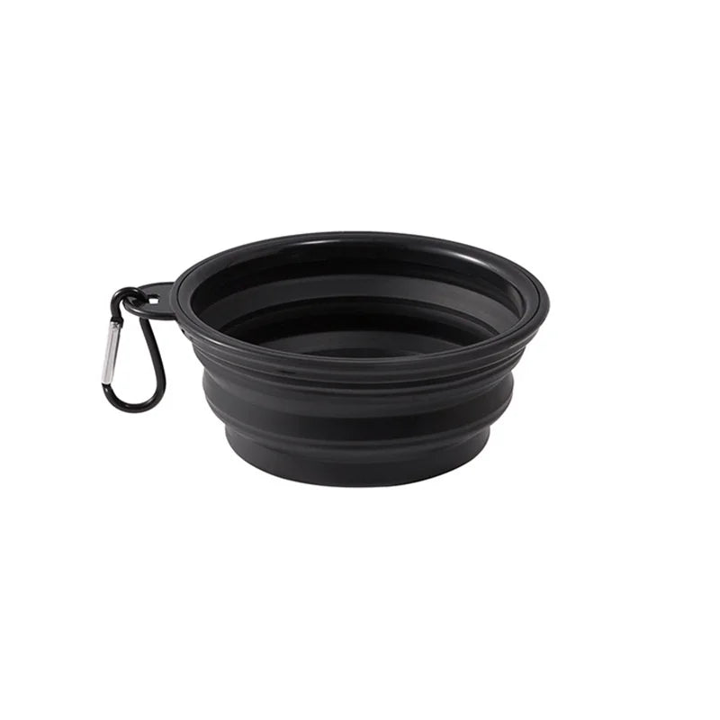 Portable Pet Food Collapsible Bowl