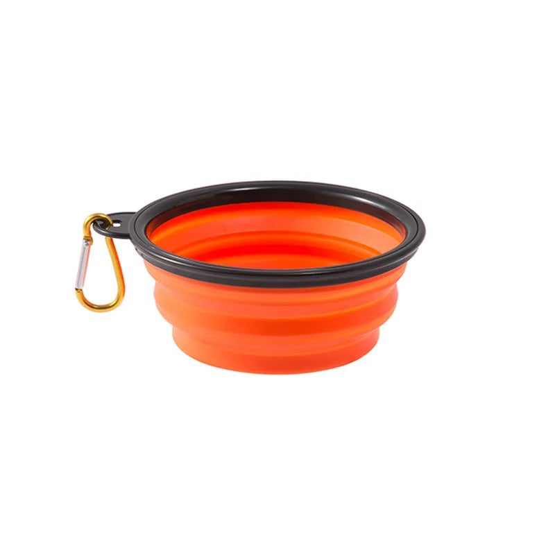 Portable Pet Food Collapsible Bowl