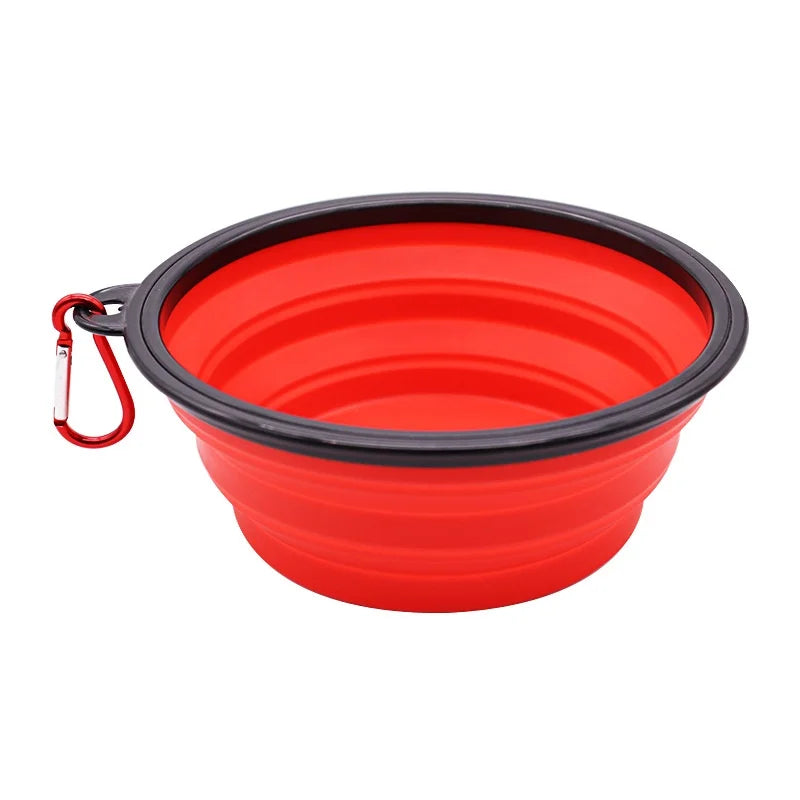 Portable Pet Food Collapsible Bowl