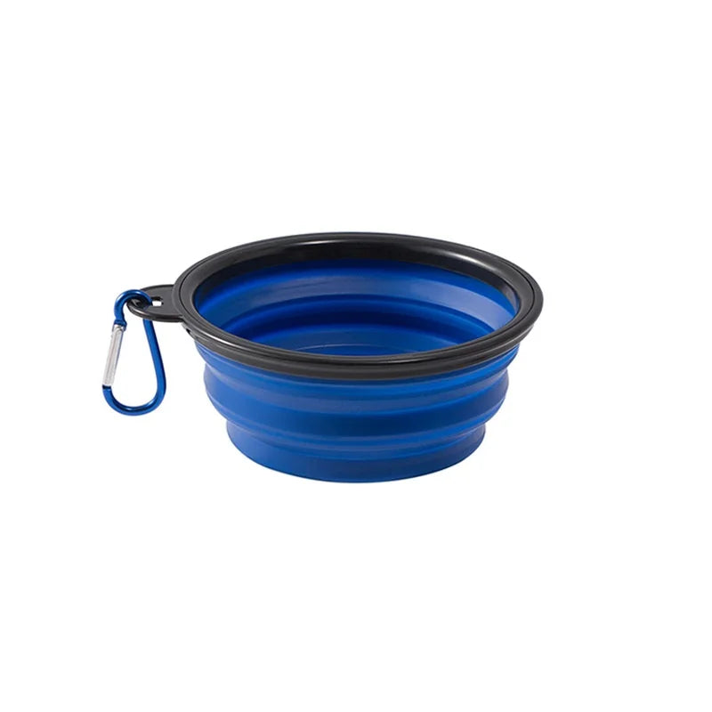 Portable Pet Food Collapsible Bowl