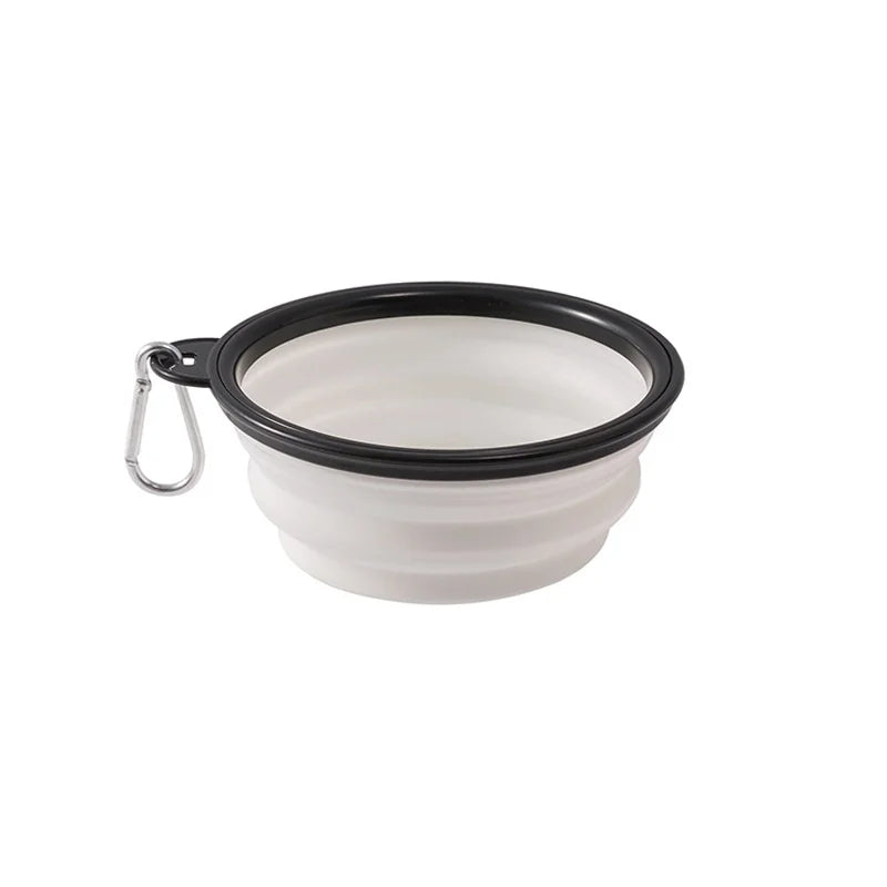 Portable Pet Food Collapsible Bowl