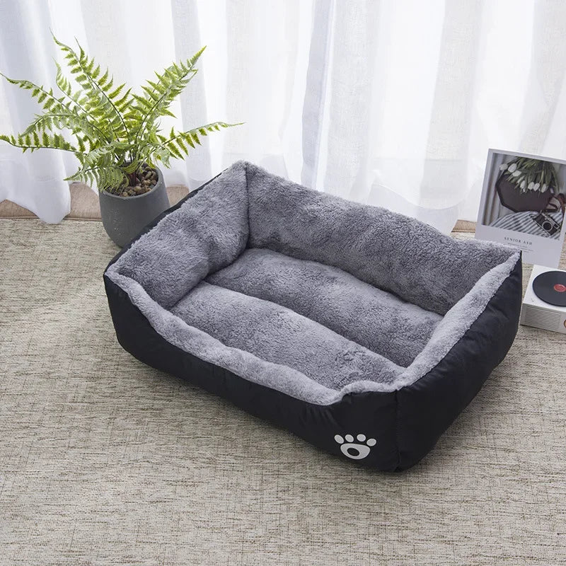 Square Winter Soft Warm Dog Bed