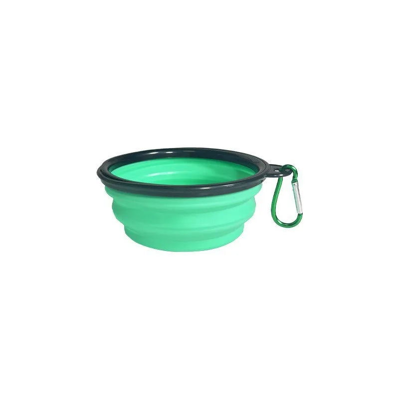 Portable Pet Food Collapsible Bowl