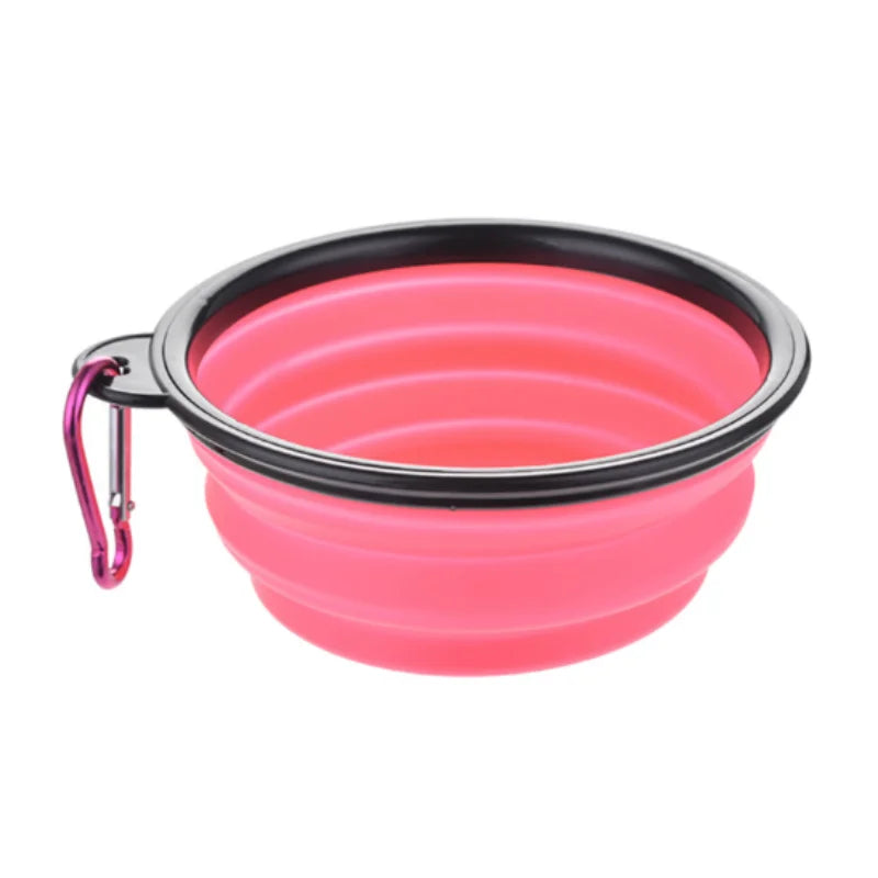 Portable Pet Food Collapsible Bowl