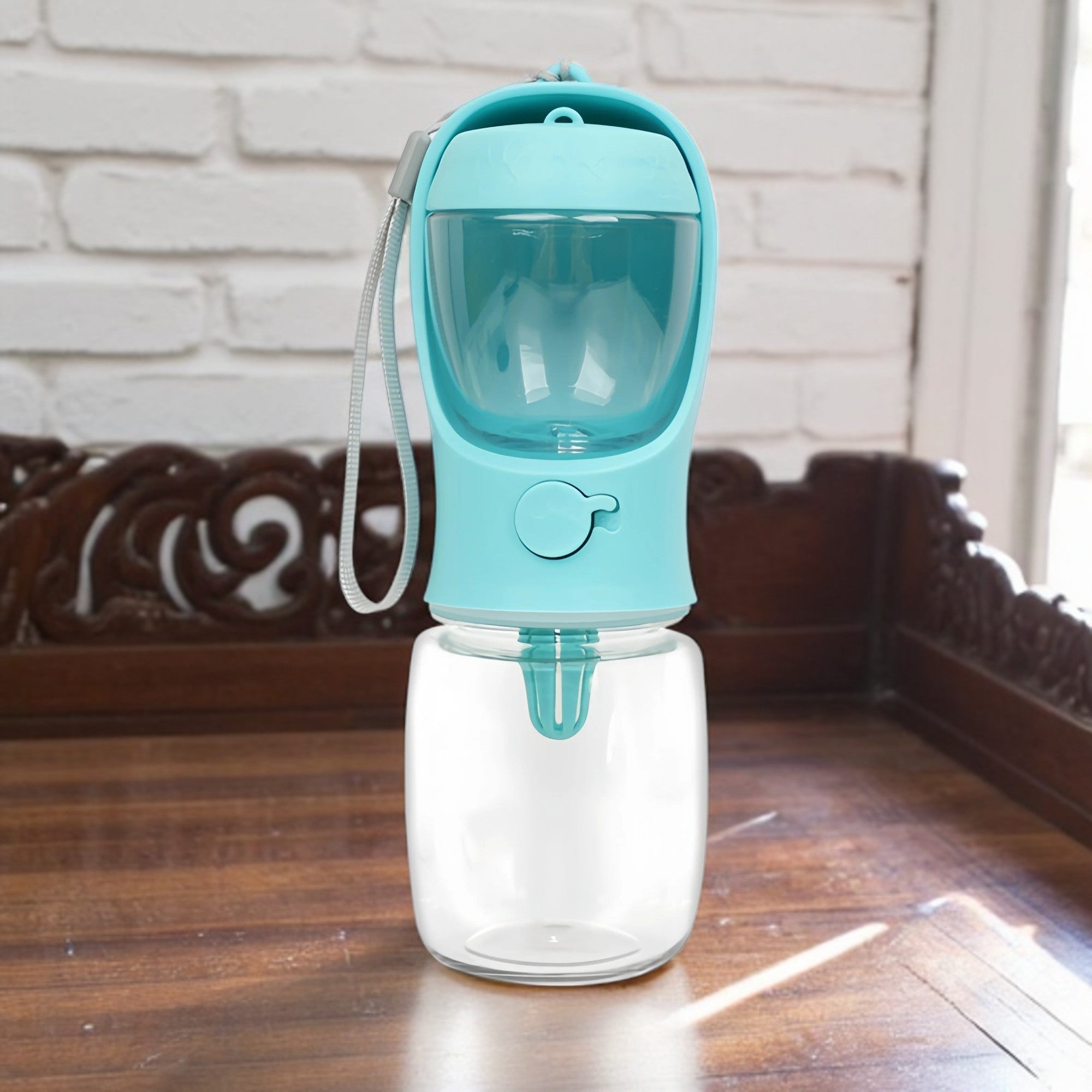 Dog Water Bottle with Food Storage